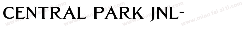 Central Park JNL字体转换